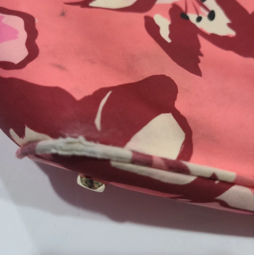 Kate Spade Floral Pink Diaper Tote Bag 19×13×7 in.